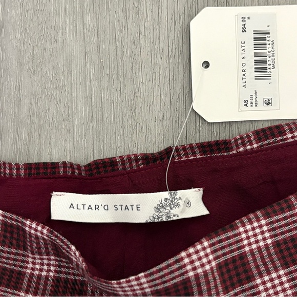 Altar'd State Winslow Bow Pleated Skirt - Picture 4 of 7